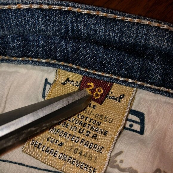 7 For All Mankind Womens Size 28 Medium Wash Blue Bootcut Pockets Denim Jeans - Picture 11 of 11